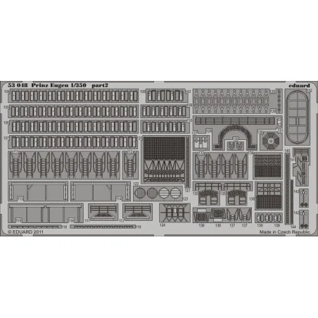 Prinz Eugen for Trumpeter, 1/350 - Eduard Accessories 53048