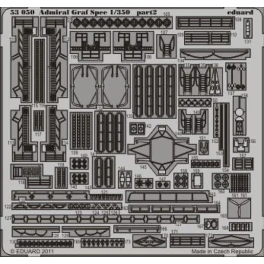 Admiral Graf Spee for Academy, 1/350 - Eduard Accessories 53050