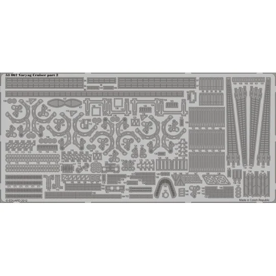 Varyag Cruiser for Zvezda, 1/350 - Eduard Accessories 53067