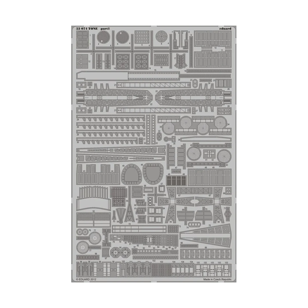 TONE for Tamiya, 1/350 - Eduard Accessories 53074