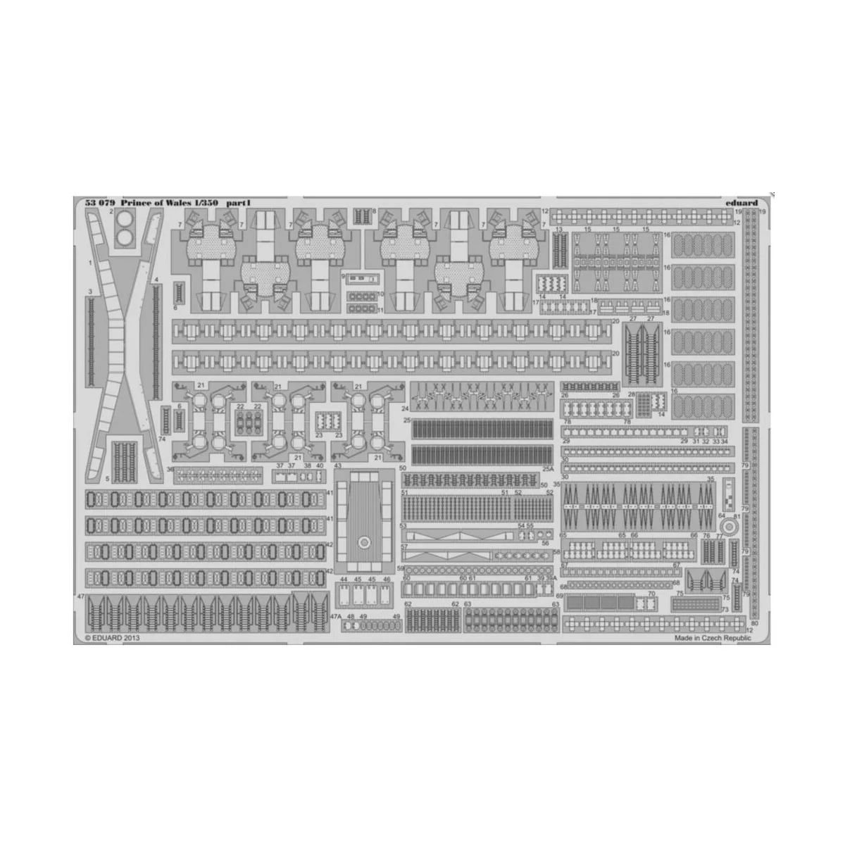 Prince of Wales for Tamiya, 1/350 - Eduard Accessories 53079