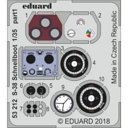 S-38 Schnellboot for Italeri, 1/35 - Eduard Accessories 53212