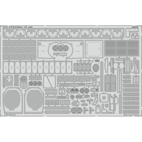 S-38 Schnellboot for Italeri, 1/35 - Eduard Accessories 53212