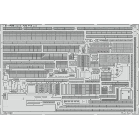 CVN-65 Enterprise pt.5 for Tamiya, 1/350 - Eduard Accessories 53237