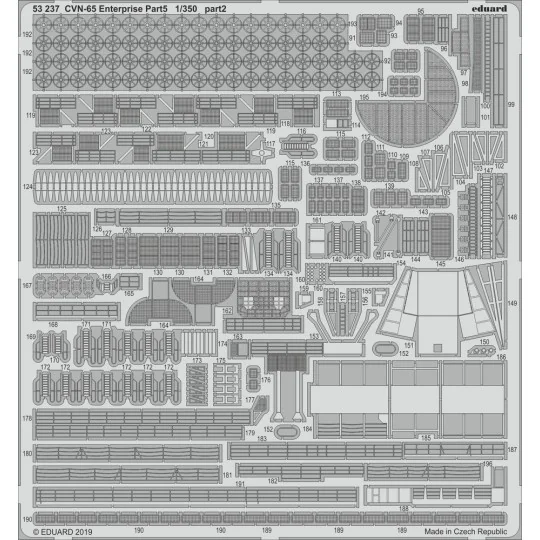 CVN-65 Enterprise pt.5 for Tamiya, 1/350 - Eduard Accessories 53237
