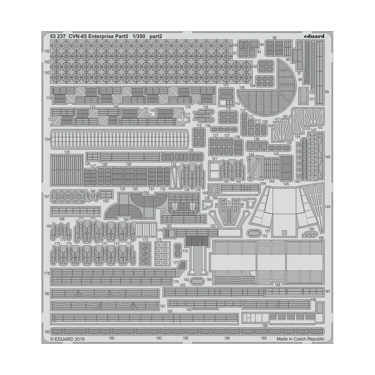 CVN-65 Enterprise pt.5 for Tamiya, 1/350 - Eduard Accessories 53237