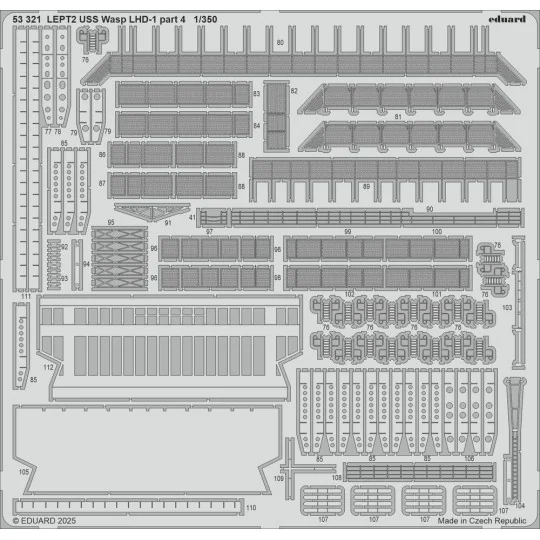 USS Wasp LHD-1 part 4 TRUMPETER, 1/350 - Eduard Accessories 53321