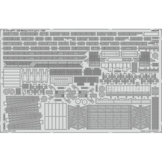 USS Midway CV-41 part 2 0 TRUMPETER, 1/350 - Eduard Accessories 53315