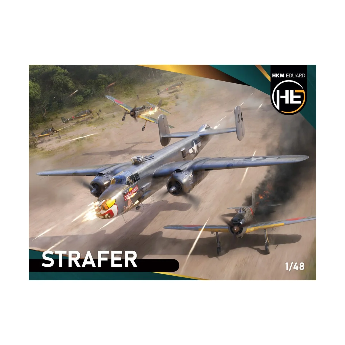 STRAFER / B-25J MITCHELL, 1/48 - Eduard Plastic Kits 548 001