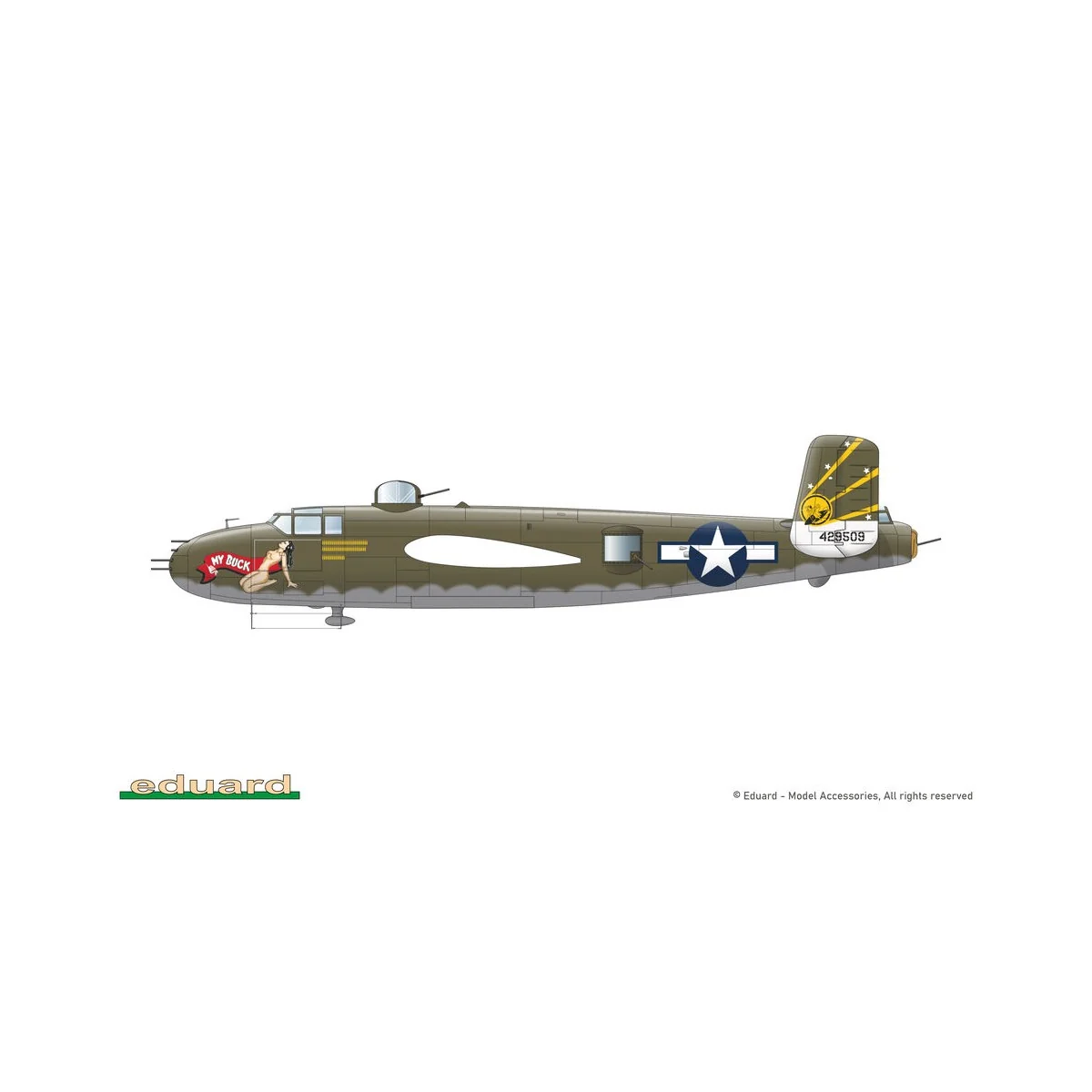 STRAFER / B-25J MITCHELL, 1/48 - Eduard Plastic Kits 548 001