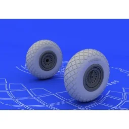 B-17G wheels, 1/72 - Eduard Accessories 672011 2