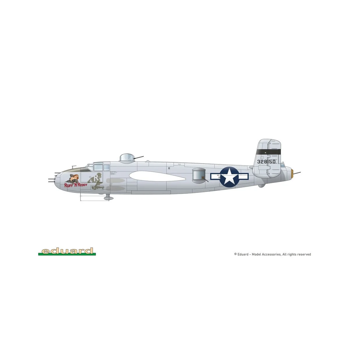 STRAFER / B-25J MITCHELL, 1/48 - Eduard Plastic Kits 548 001