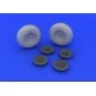 B-17G wheels, 1/72 - Eduard Accessories 672011
