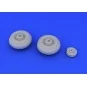 Lancaster wheels for Airfix, 1/72 - Eduard Accessories 672025