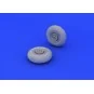 II-2 wheels for Tamiya, 1/72 - Eduard Accessories 672026