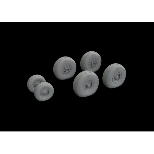 C-130 wheels 1/72 for ZVEZDA - Eduard Accessories 672263