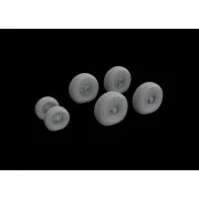 C-130 wheels 1/72 for ZVEZDA, 1/72 - Eduard Accessories 672263 C-130 wheels 1/72 for ZVEZDA, 1/72 - Eduard Accessories 672263