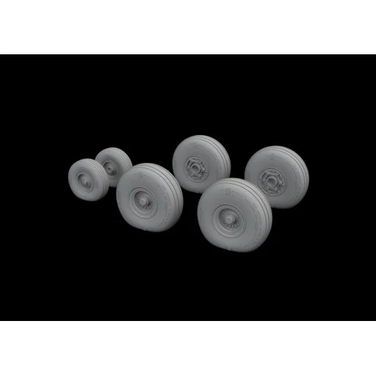 C-130 wheels 1/72 for ZVEZDA, 1/72 - Eduard Accessories 672263 C-130 wheels 1/72 for ZVEZDA, 1/72 - Eduard Accessories 672263