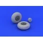 Mosquito Mk.VI wheels for Tamiya, 1/32 - Eduard Accessories 632065