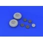 Mosquito Mk.VI wheels for Tamiya, 1/32 - Eduard Accessories 632065