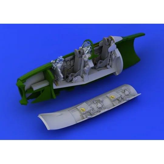 UTI MiG-15 cockpit for Eduard, 1/72 - Eduard Accessories 672077