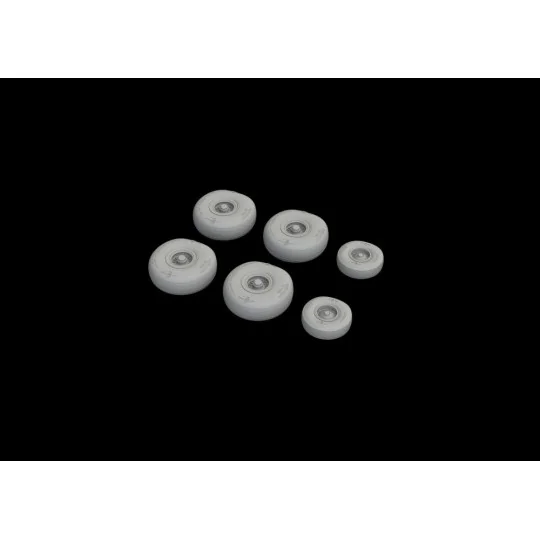 C-130 wheels 1/72 for ZVEZDA, 1/72 - Eduard Accessories 672263 C-130 wheels 1/72 for ZVEZDA, 1/72 - Eduard Accessories 672263