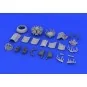 Fw 190A-8 engine& fuselage guns f.Eduard, 1/72 - Eduard Accessories...