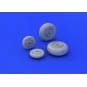 MiG-29 wheels for Trumpeter, 1/72 - Eduard Accessories 672090
