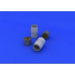 MiG-29A exhaust nozzles for Trumpeter, 1/72 - Eduard Accessories 67... 2