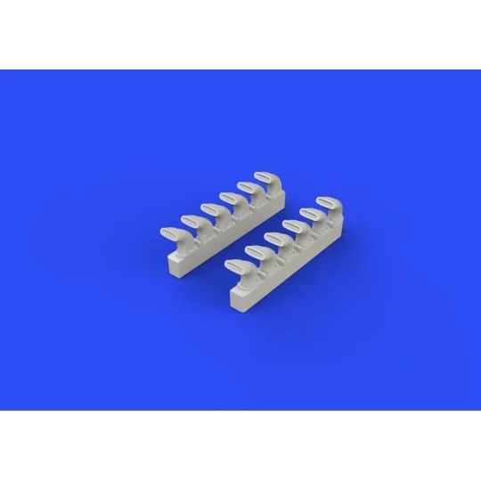 Spitfire exhaust stacks-fishtail f.Eduar, 1/72 - Eduard Accessories...