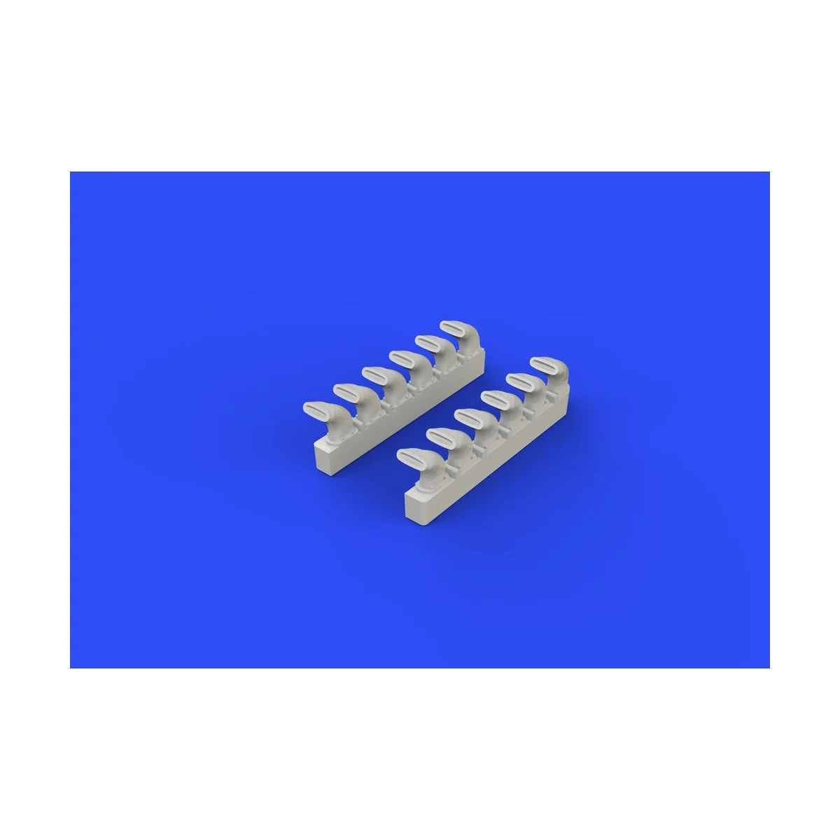 Spitfire exhaust stacks-fishtail f.Eduar, 1/72 - Eduard Accessories...