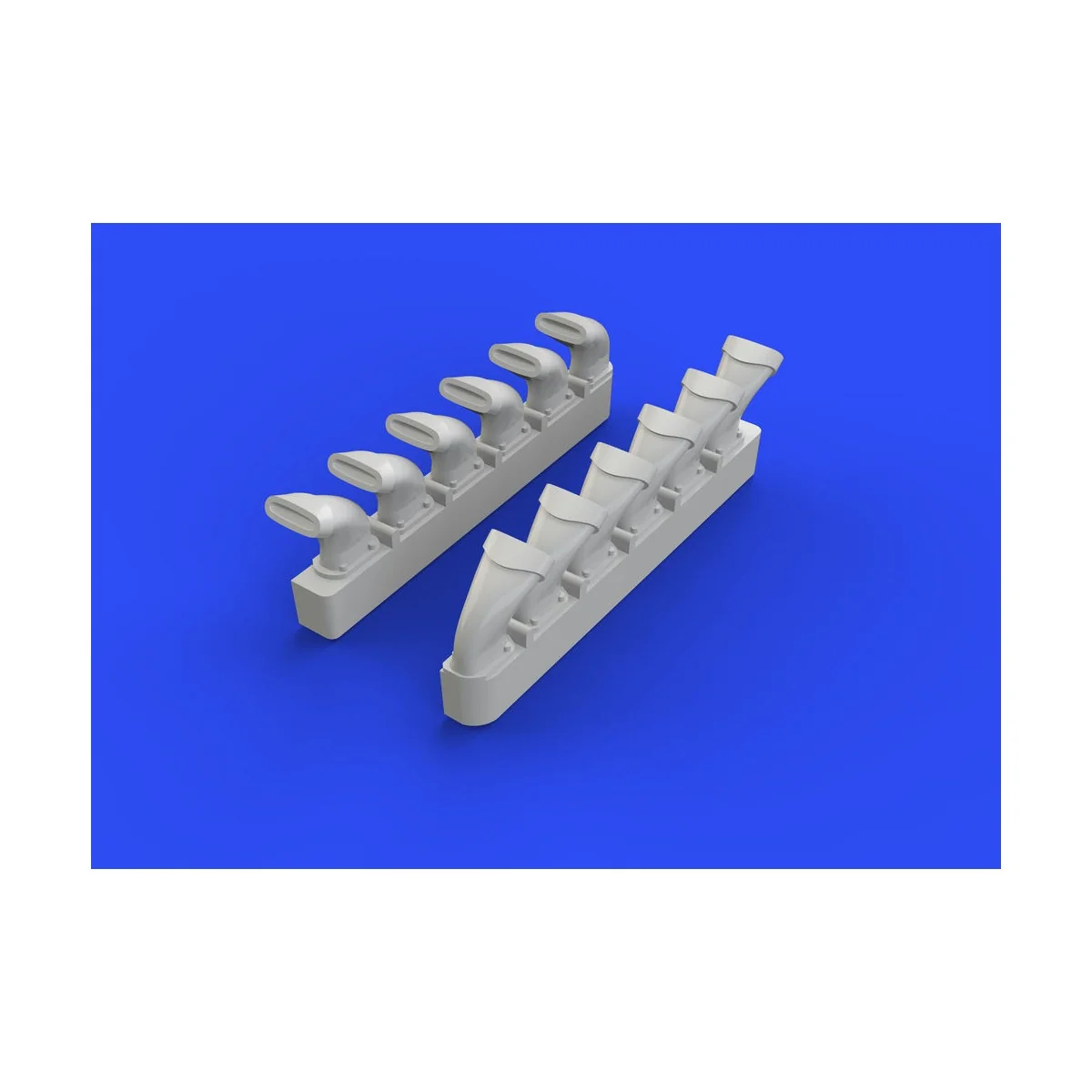 Spitfire exhaust stacks-fishtail f.Eduar, 1/72 - Eduard Accessories...
