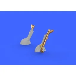 Spitfire Mk.IX legs BRONZE for Eduard, 1/72 - Eduard Accessories 67...