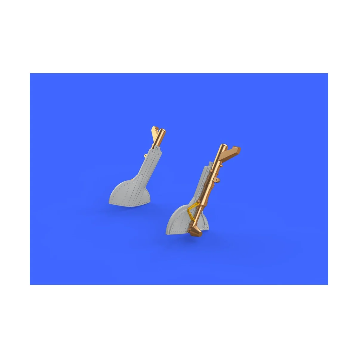 Spitfire Mk.IX legs BRONZE for Eduard, 1/72 - Eduard Accessories 67...