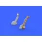 Spitfire Mk.IX legs BRONZE for Eduard, 1/72 - Eduard Accessories 67...