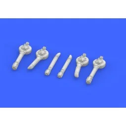 B-17G turbochargers for Airfix, 1/72 - Eduard Accessories 672133 2