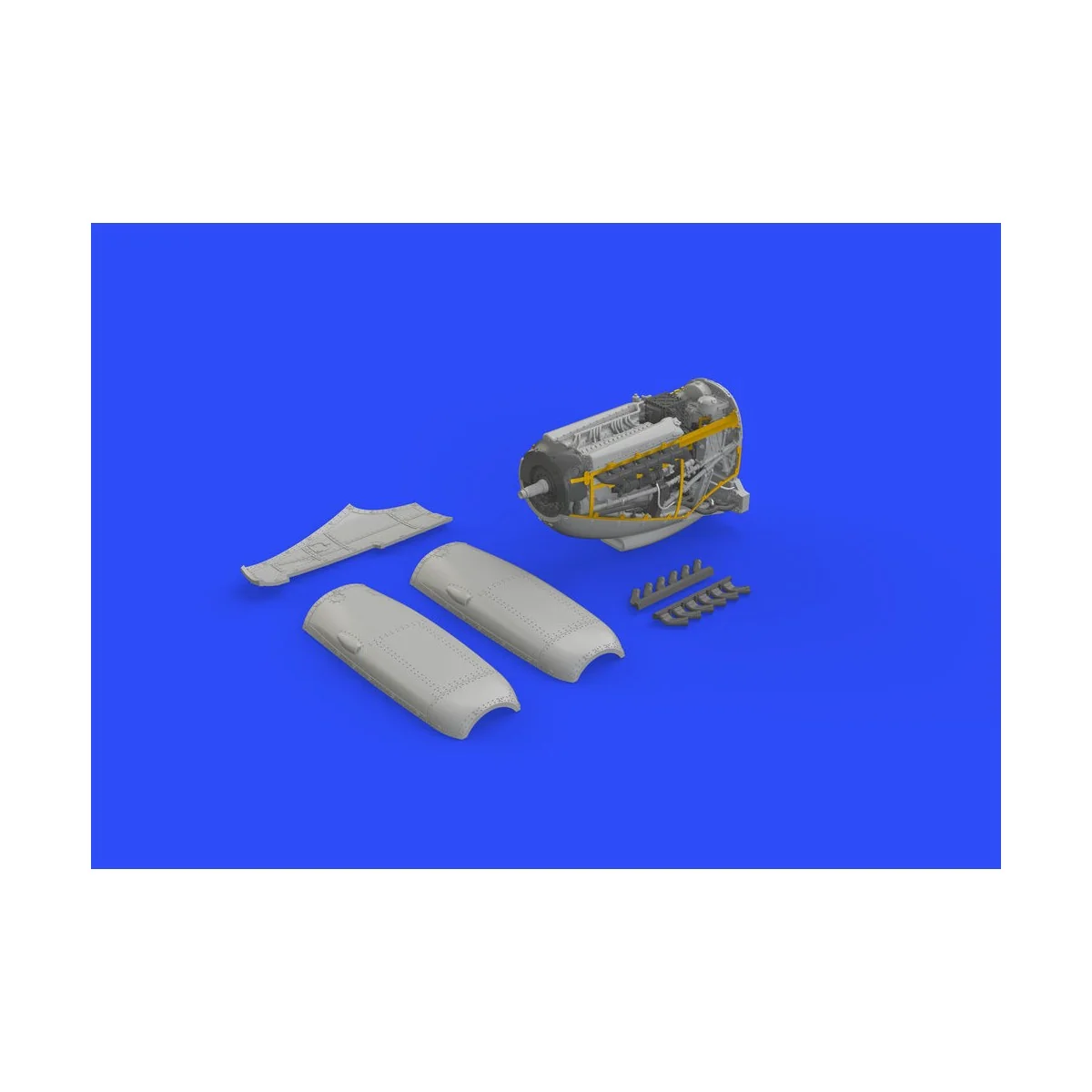 Spitfire Mk.IX engine for Eduard, 1/72 - Eduard Accessories 672126