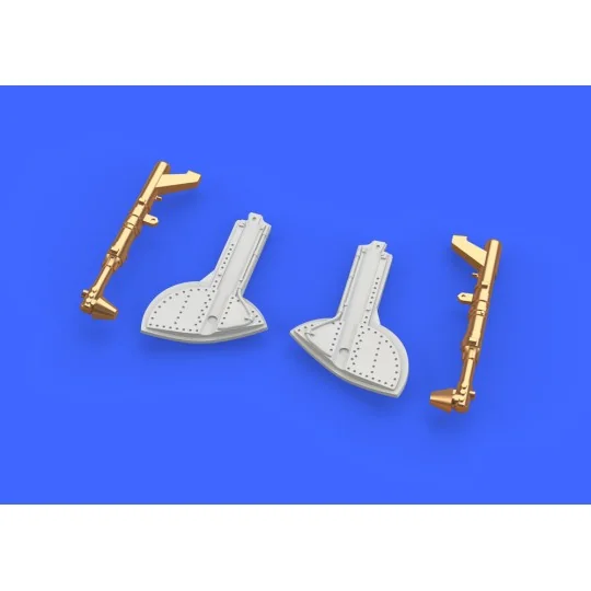 Spitfire Mk.IX legs BRONZE for Eduard, 1/72 - Eduard Accessories 67...