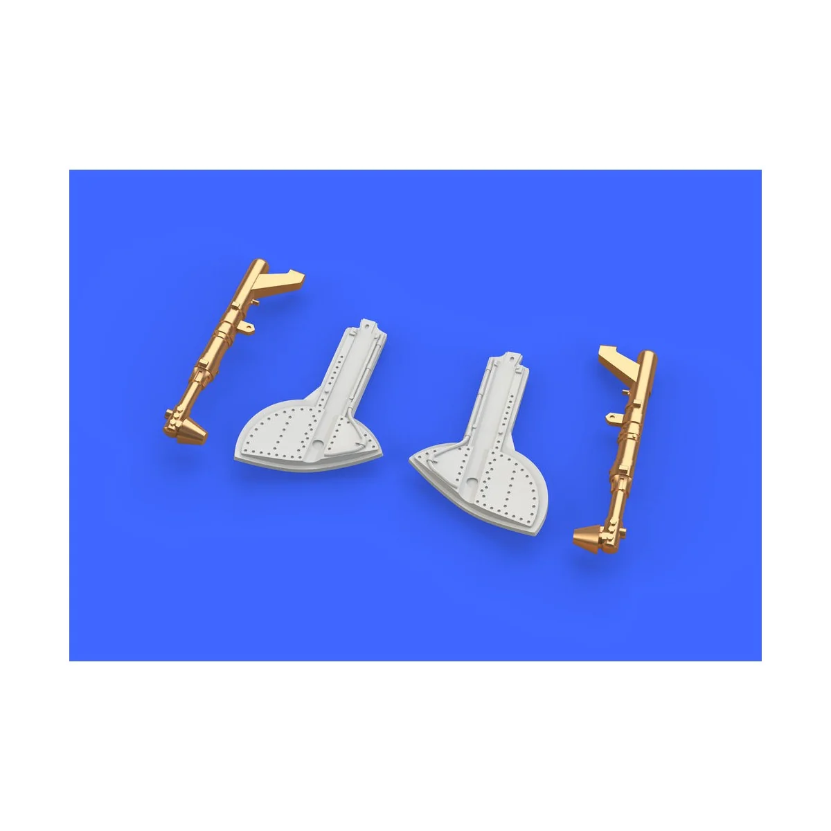 Spitfire Mk.IX legs BRONZE for Eduard, 1/72 - Eduard Accessories 67...