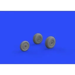 Me 262 wheels for Airfix, 1/72 - Eduard Accessories 672159 2