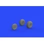 Me 262 wheels for Airfix, 1/72 - Eduard Accessories 672159