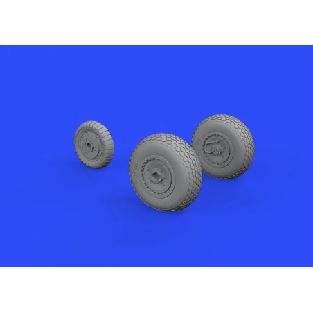 Me 262 wheels for Airfix, 1/72 - Eduard Accessories 672159