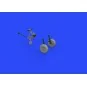 F4U wheels for Tamiya, 1/72 - Eduard Accessories 672204