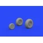 B-25 wheels for Hasegawa, 1/72 - Eduard Accessories 672206