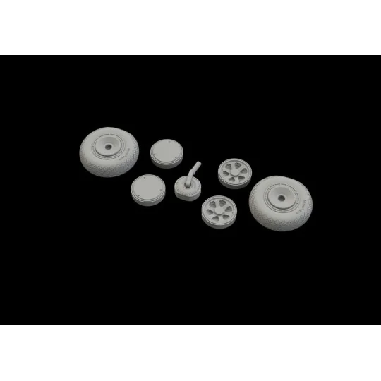 P-47D wheels for Tamiya, 1/72 - Eduard Accessories 672221