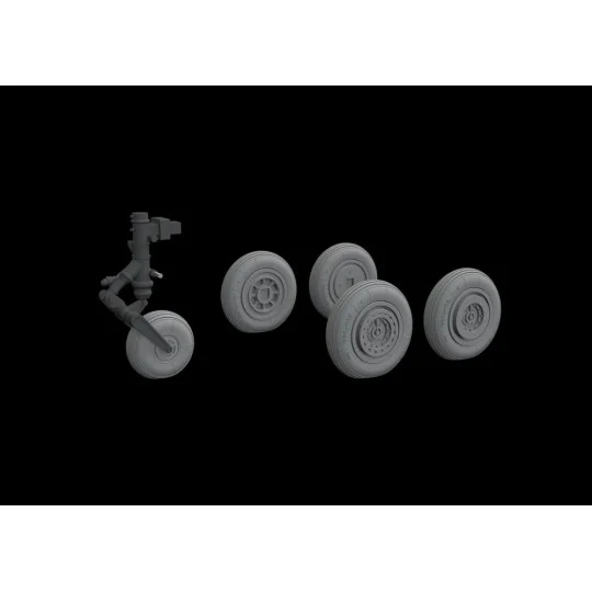MiG-17 wheels for Airfix, 1/72 - Eduard Accessories 672228