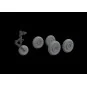 MiG-17 wheels for Airfix, 1/72 - Eduard Accessories 672228
