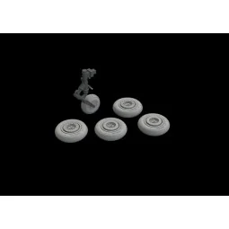 MiG-17 wheels for Airfix, 1/72 - Eduard Accessories 672228 2
