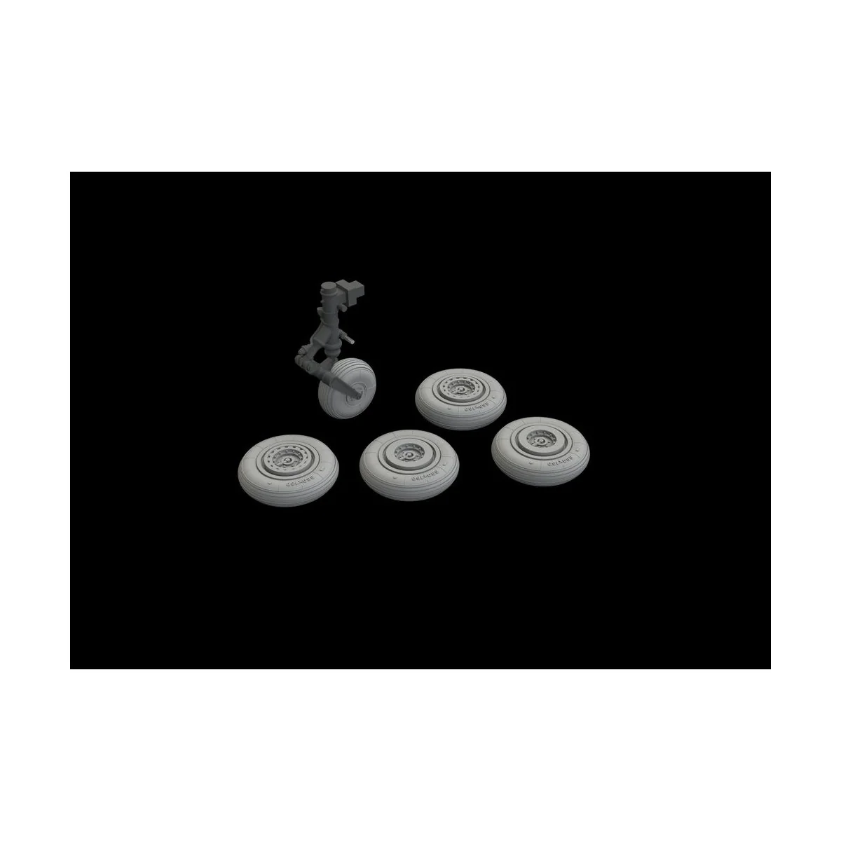 MiG-17 wheels for Airfix, 1/72 - Eduard Accessories 672228