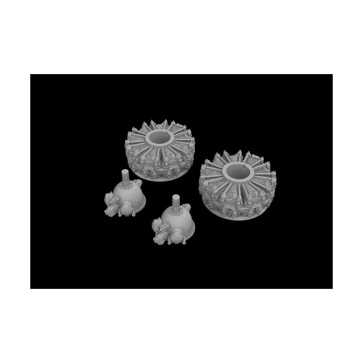 B-26 Marauder engines for Eduard/Hasegawa, 1/72 - Eduard Accessorie...